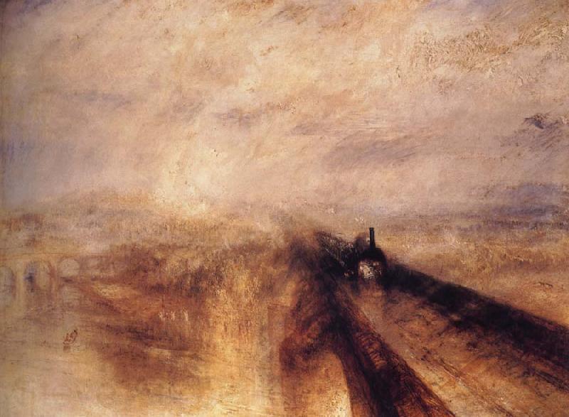 Joseph Mallord William Turner Rain,Steam and Speed Spain oil painting art